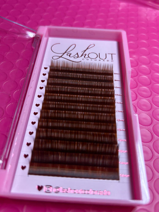 Brown Cashmere 0.07 Lash Extensions